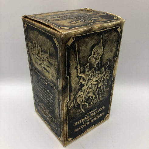 ローヤルサルート 21年 茶陶器 ウイスキー 700ml 40% ROYAL SALUTE スコッチウイスキー1277g【C3】