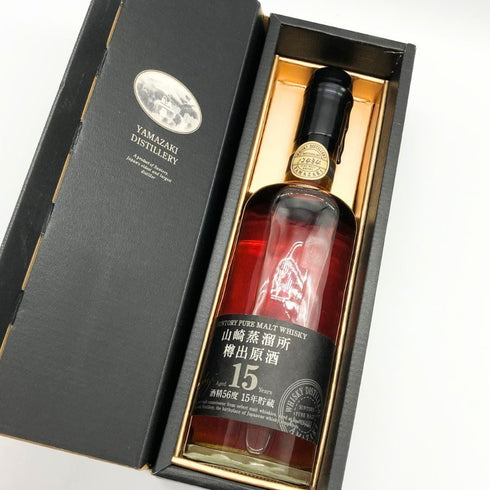 東京都限定◆サントリー シングルモルト 山崎蒸留所 樽出原酒 15年貯蔵 600ml 56% SUNTORY 【M4】
