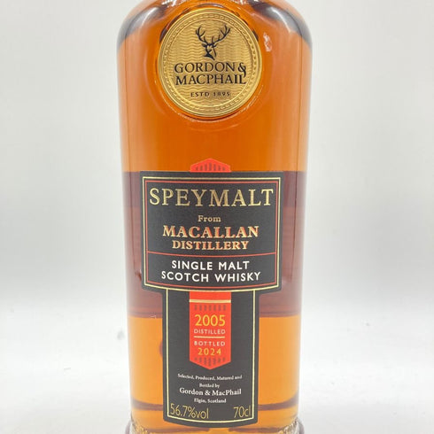 ゴードン&マクファイル スペイモルト フロム マッカラン 2005-2024 700ml 56.7% GORDON&MACPHAIL MACALLAN 【SKU】