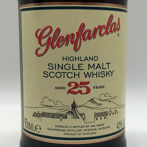 グレンファークラス 25年 700ml 43% Glenfarclas スコッチウイスキー【F2】