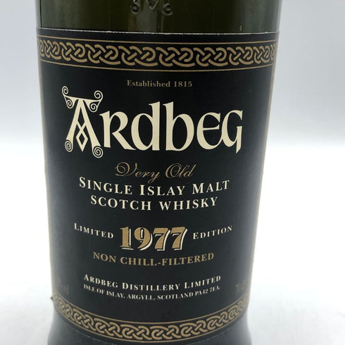 アードベッグ シングルアイラモルト ベリーオールド ノンチルフィルタード 1977 リミテッド エディション 700ml 46.0% ARDBEG スコッチウイスキー【H2】