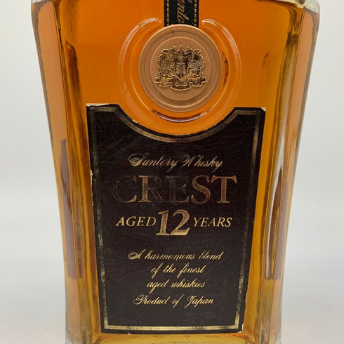 東京都限定◆サントリー クレスト 12年 向獅子マーク 700ml 43% SUNTORY 【E2】
