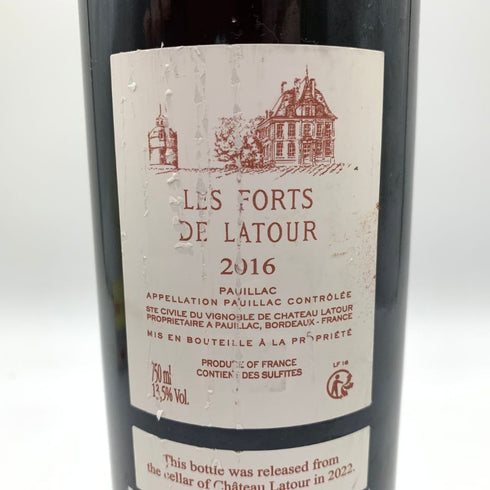 レ フォール ド ラトゥール 2016 750ml 13.5% Les Forts de Latour 【X1】