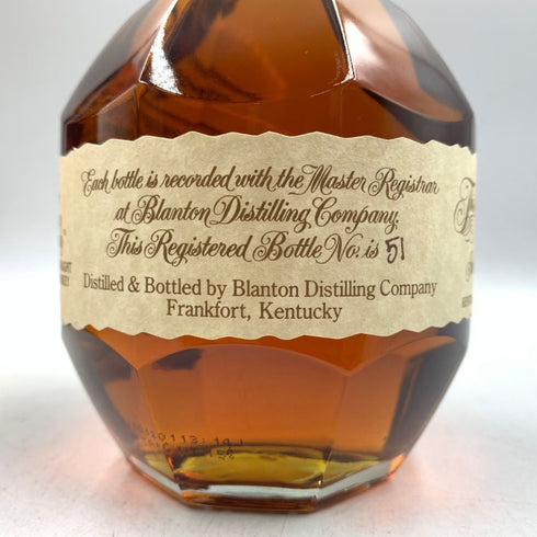ブラントン シングルバレル 2023 750ml 46.5% Blanton's SINGLE BARREL 【O4】
