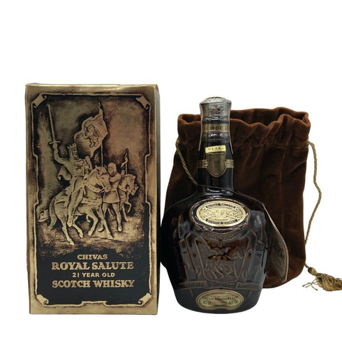 シーバス ブラザーズ ロイヤルサルート 21年 茶陶器 700ml 40% Chivas Brothers ROYAL SALUTE スコッチウイスキー1371g【M0】