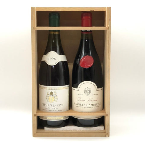 モワラール ジュヴレ シャンベルタン 1996 14% 750ml &シャブリ 1er クリュ モンマン 1996 13% 750ml ブルゴーニュワイン【G0】