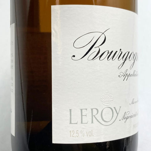 メゾン ルロワ ブルゴーニュ アリゴテ 2001 750ml 12.5% Domaine LEROY Bourgogne Aligote 白ワイン【H4】