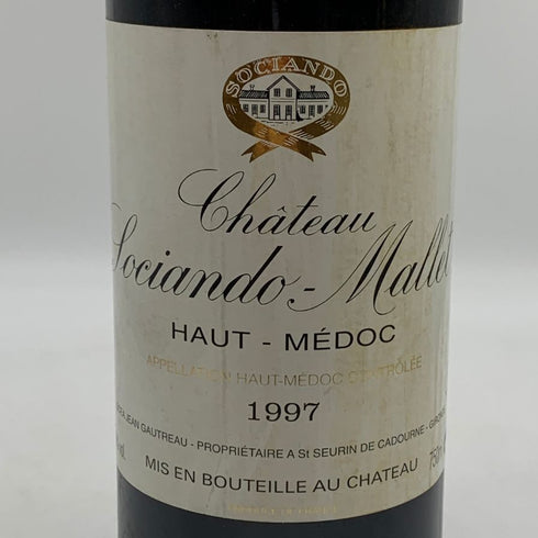 シャトー ソシアンド マレ 1997 750ml 12.5% Chateau Sociando Mallet ボルドーワイン【M2】