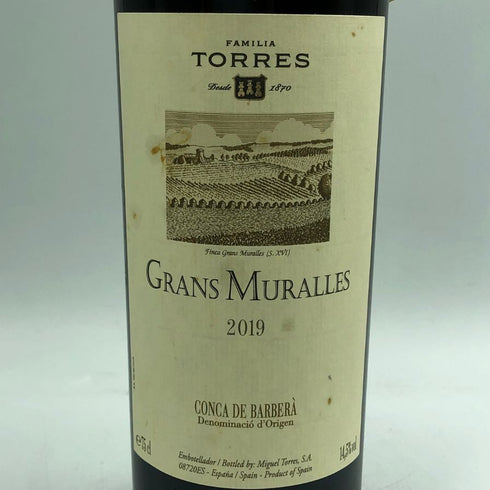 グラン ムラーリェス トーレス 2019 750ml 14.5% Torres Grans Muralles スパニッシュワイン【O1】
