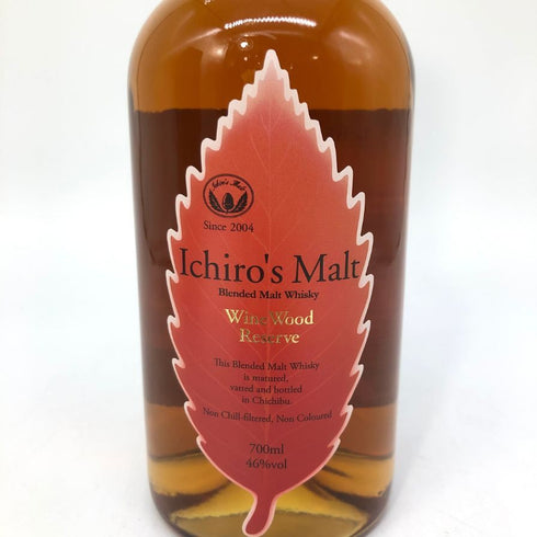 東京都限定◆イチローズモルト ワインウッドリザーブ 700ml 46% Ichiro's Malt Wine Wood Reserve 【G】