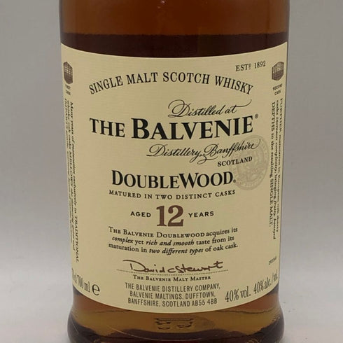 ザ バルヴェニー12年 ダブルウッド 700ml 40% THE BALVENIE スコッチウイスキー【W0】