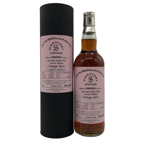 シグナトリー リンクウッド 12年 2012-2025 for SHINANOYA 1stフィルオロロソシェリーバット 700ml 59.9% Linkwood スコッチウイスキー【U1】
