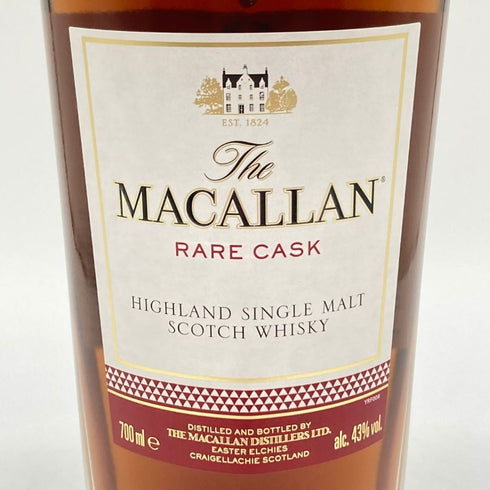 ザ マッカラン レアカスク 43% 700ml The MACALLAN RARE CASK スコッチウイスキー【J4】