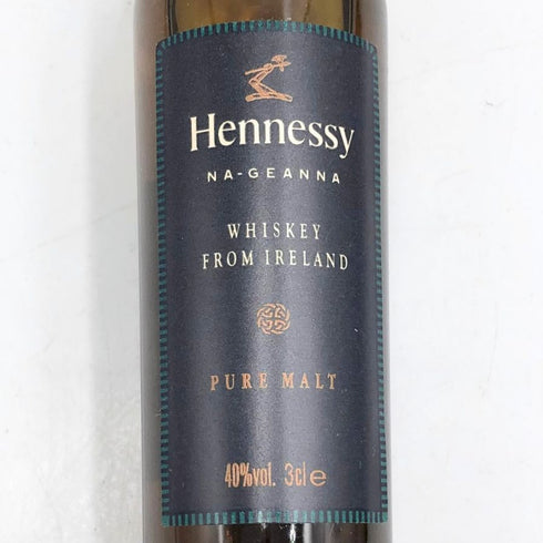 ヘネシー ナジェーナ ピュアモルト 30ml 40% Hennessy NA-GEANNA アイリッシュウイスキー【Q4】