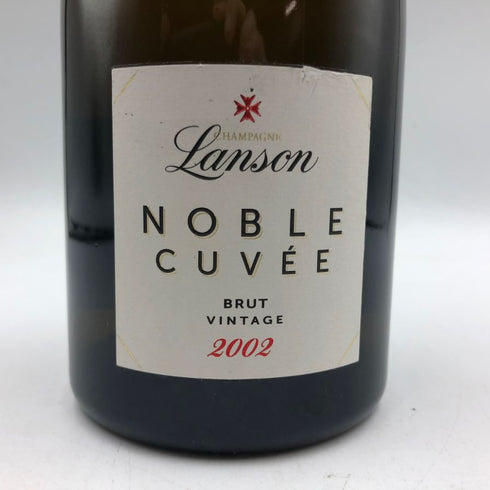ランソン ノーブル キュヴェ ブリュット 2002 750ml 12.5% Lanson NOBLE CUVEE BRUT シャンパン【C2】