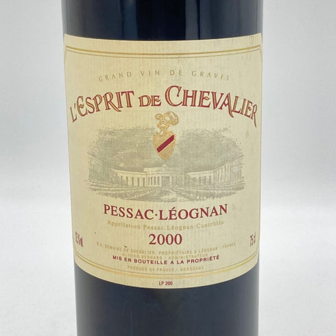 レスプリ ド シュヴァリエ 2000 750ml 12.5% L'Esprit de Chevalier ボルドーワイン【D2】