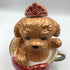 ティーカッププードル デキャンタ マロン 陶器 500ml 40% Teacup poodle Decanter ブランデー1317g【K1】
