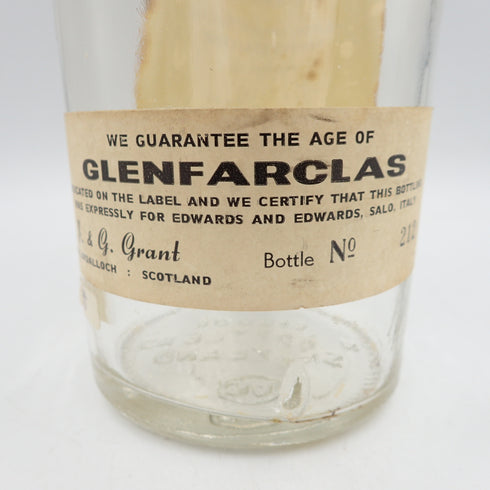 グレンファークラス 21年 フォー エドアルド ジャッコーネ 750ml 空き瓶 Glenfarclas for Edward Giaccone【SKU】