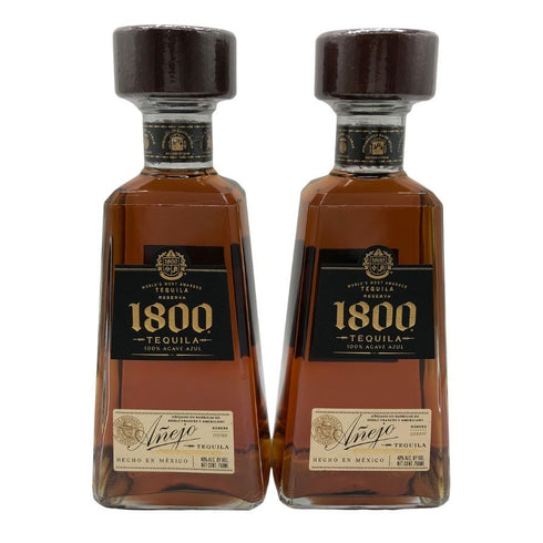 【2本セット】クエルボ 1800 アネホ 正規輸入品 750ml 40% Cuervo ANEJO テキーラ【J0】
