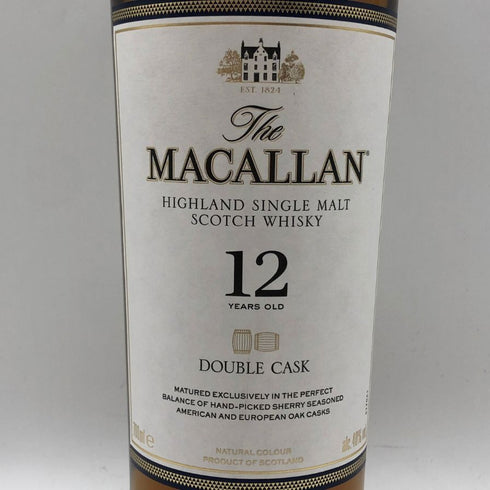 ザ マッカラン 12年 ダブルカスク 700ml 40% The MACALLAN 箱付 スコッチウイスキー【C2】