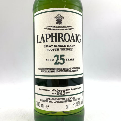 ラフロイグ 25年 カスクストレングス 700ml 51.9% LAPHROAIG 【Q4】