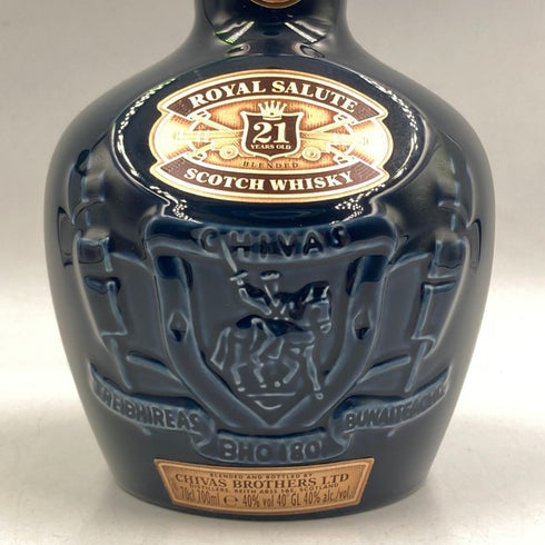 シーバス ブラザーズ ロイヤルサルート 21年 青陶器 700ml 40% Chivas Brothers ROYAL SALUTE スコッチウイスキー【L2】