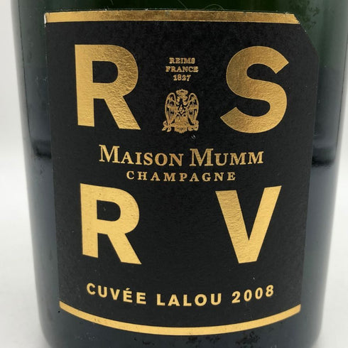 メゾン・マム RSRV キュヴェ・ラルー 2008 750ml 12.5% MAIASON MUMM シャンパン【V0】