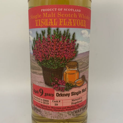 オークニー 9年 ヴィジュアル フレーバー 2009-2019 ホグスヘッド 700ml 63.4 Orkney VISUAL FLAVOUR スコッチウイスキー【S】