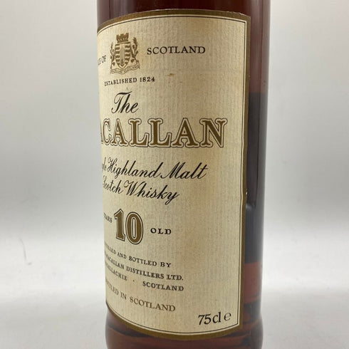 マッカラン 10年 旧ボトル 特級 750ml 40% THE MACALLAN 【M4】