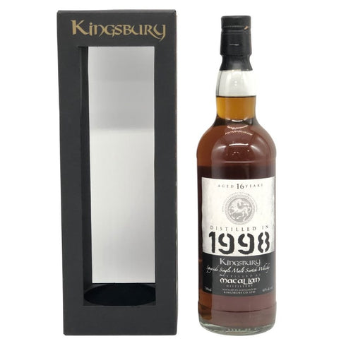 キングスバリー マッカラン 1998 16年 700ml 46% KINGSBURY スコッチウイスキー【C2】