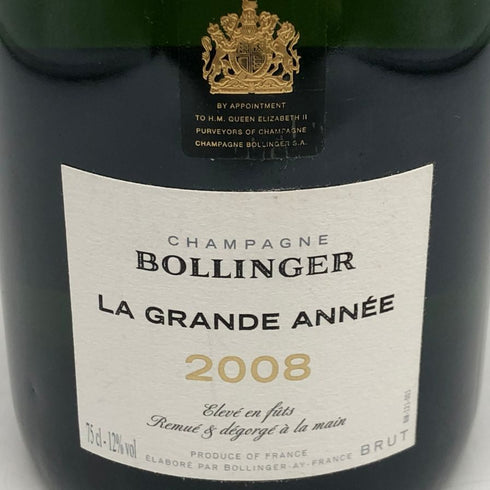 ボランジェ ラ グランダネ ブリュット 2008 750ml 12% BOLLINGER LA GRANDE ANNEE BRUT シャンパン【W0】