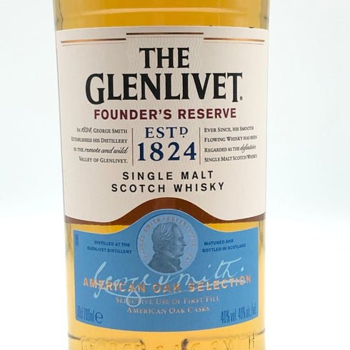 グレンリベット ファウンダーズ リザーブ アメリカンオークセレクション 700ml GLENLIVET FOUNDER’S RESERVE スコッチウイスキー【Z1】