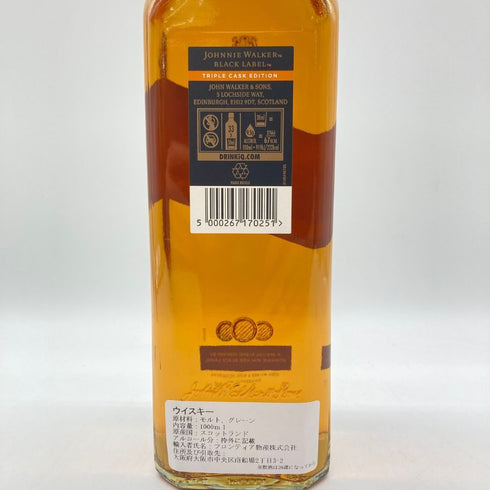 ジョニーウォーカー ブラック トリプルカスクエディション 1000ml 40% JOHNNIE WALKER BLACK LABEL TRIPLE CASK EDITION 【H2】