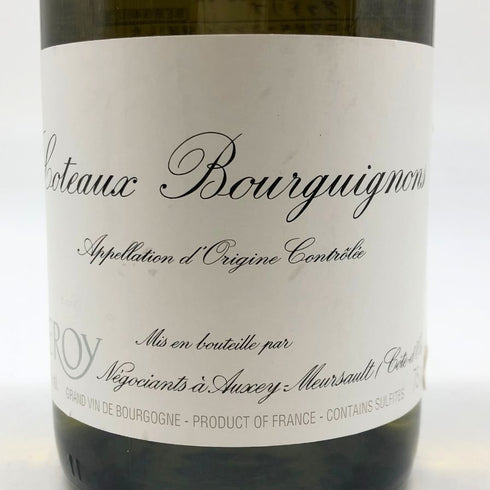メゾン ルロワ コトーブルギニヨン ブラン 2021 750ml 12.5% Maison Leroy Côteaux Bourguignons 白ワイン【H2】