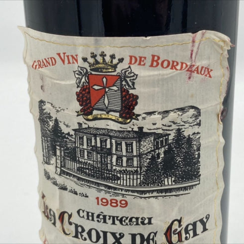 シャトー ラ クロワ ド ゲイ 1989 750ml 12.5% CHATEAU LA CROIX DE GAY ボルドーワイン【D2】