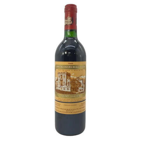 シャトー デュクリュ ボーカイユ 1989 750ml 12.5% CHATEAU DUCRU-BEAUCAILLOU 【J4】