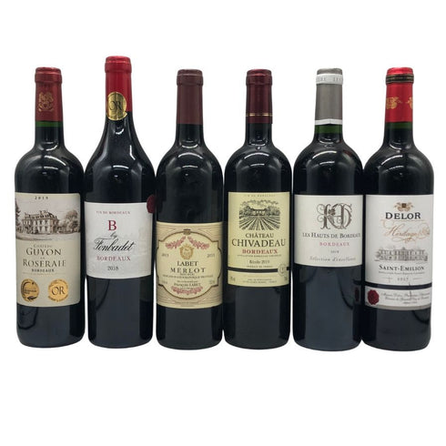 ボルドーワイン 【6本セット】 13%前後 750ml BORDEAUX ボルドーワイン【MA7】