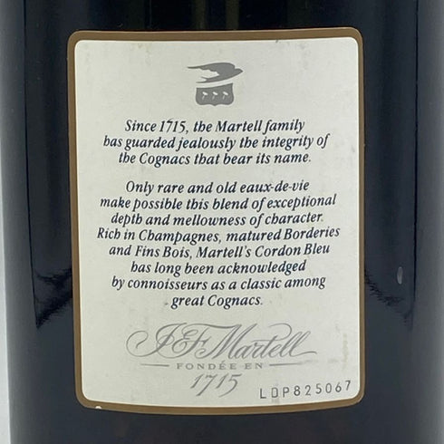 マーテル コルドンブルー オールド クラシック 1000ml 40% MARTELL CORDON BLEU OLD CLASSIC コニャック【V4】