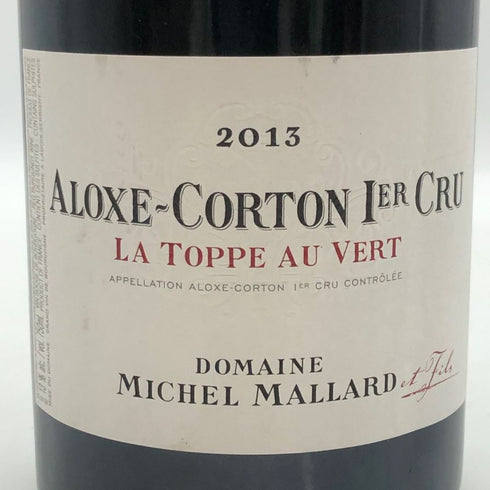ミッシェル マラール アロース コルトン プルミエ クリュ レ ヴァロジエール 750ml 13.5% Michel Mallard ブルゴーニュワイン【X1】