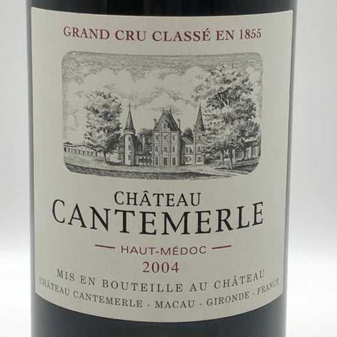 シャトー カントメルル 2004 750ml 13% CHATEAU CANTEMERLE ボルドーワイン【D3】