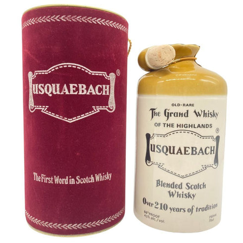 ウシュクベ ストーンフラゴン 陶器ボトル 750ml 43% 1408g USQUAEBACH Stone Flagon 【O】