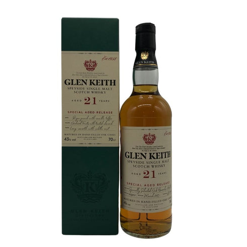 グレン キース 21年 スペシャル エイジド リリース 2023 43% 700ml GLEN KEITH スコッチウイスキー【C2】