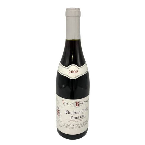 ジョルジュ リニエ クロ サン ドニ グランクリュ 2002 750ml 13.5% Georges Lignier et Fils Clos Saint Denis Grand Cru ブルゴーニュワイン【B4】