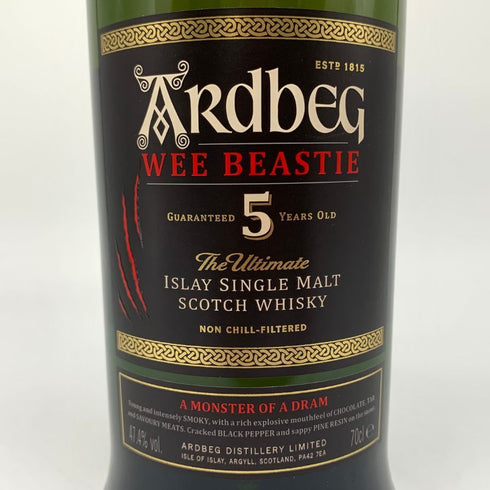 アードベッグ ウィー ビースティー 5年 700ml 47.4% ARDBEG WEE BEASTIE スコッチウイスキー【F1】