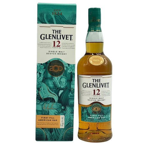 ザ グレンリベット 12年 ファーストフィル アメリカンオーク 700ml 43% THE GLENLIVET FIREST FILL AMERICAN OAK スコッチウイスキー【H3】