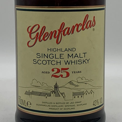 グレンファークラス 25年 700ml 43% Glenfarclas スコッチウイスキー【S0】