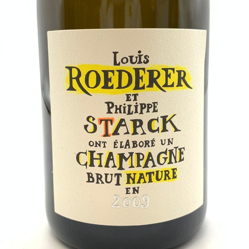 ルイロデレール ブリュット ナチュール フィリップ スタルク 2009 750ml 12% LOUIS ROEDERER BRUT NATURE PHILIPPE STARCK 【U1】