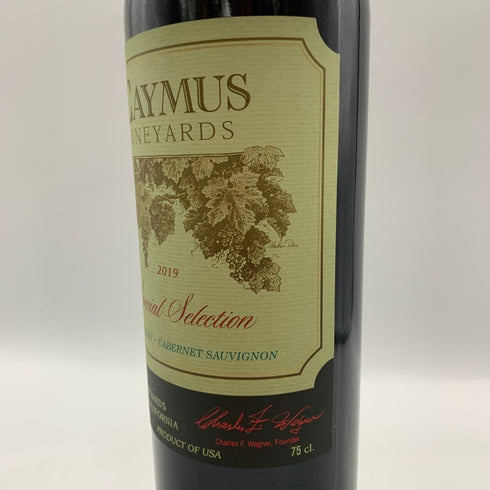 ケイマス ヴィンヤーズ スペシャル セレクション カベルネ ソーヴィニヨン 2019 750ml 15.9% CAYMUS VINEYARDS カリフォルニアワイン【M2】