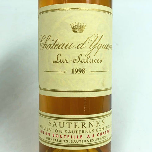 シャトー ディケム 1998 375ml 13.5% Chateau d'Yquem ボルドーワイン【A4】