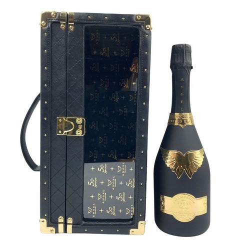 エンジェル ブリュット ブラック 5周年記念ボトル レザーラッチタイプ 750ml 12.5% ANGEL CHAMPAGNE BRUT シャンパン【P】